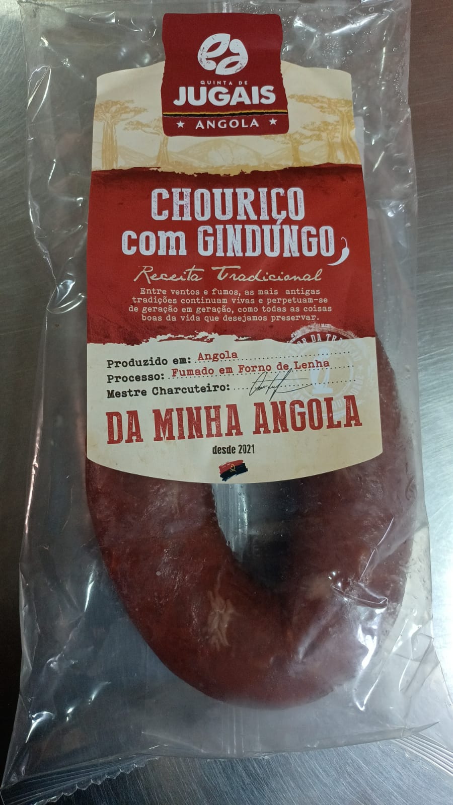 Chouriço com gindungo